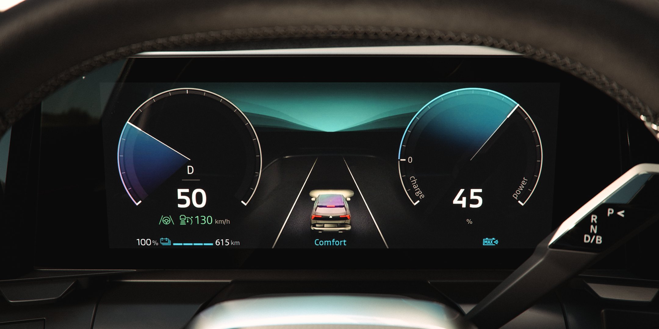 Nový Mitsubishi Eclipse Cross BEV – digitálny prístrojový štít